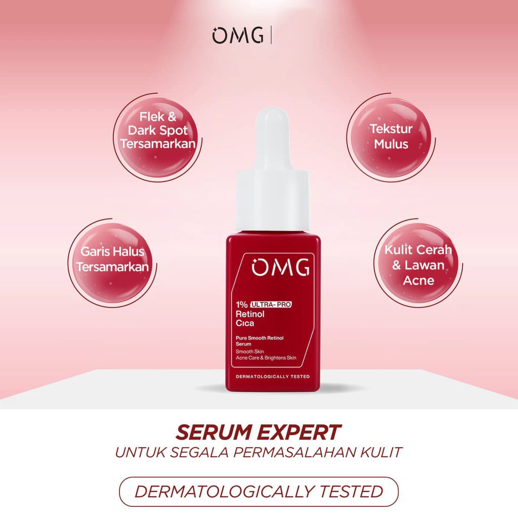 Oh My Glow Serum 17ml - 1% Ultra-Pro Retinol Pure Smooth Retinol Serum (OMG)
