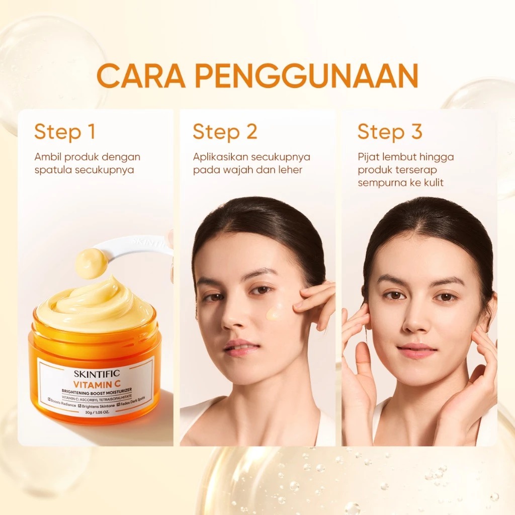 Skintific Vitamin C Brightening Boost Moisturizer 30gr