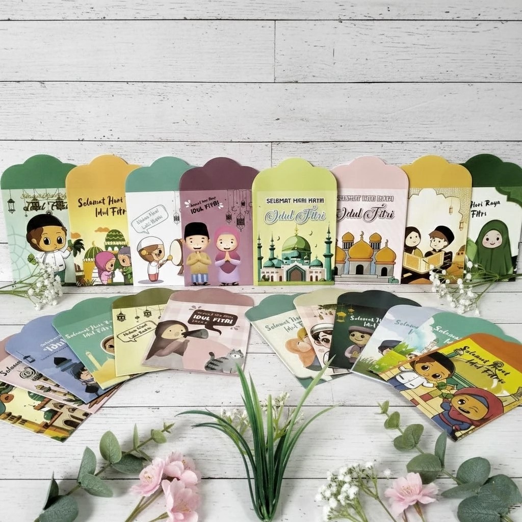 Amplop Lebaran Hari Raya Idul Fitri Uk. Medium (8x8cm)