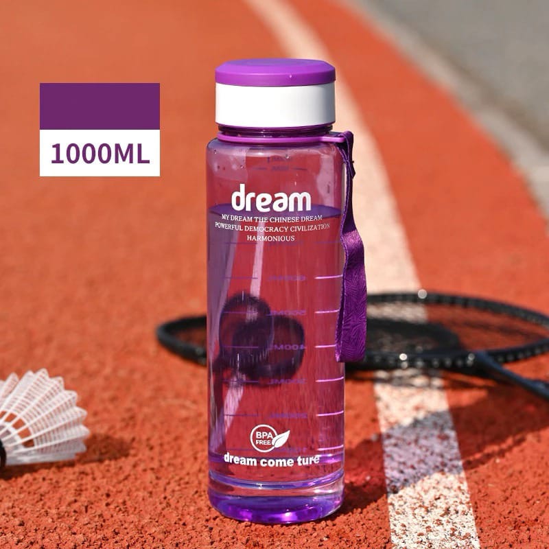 Botol Dream 1000ml - UNGU (Botol Minum Besar)