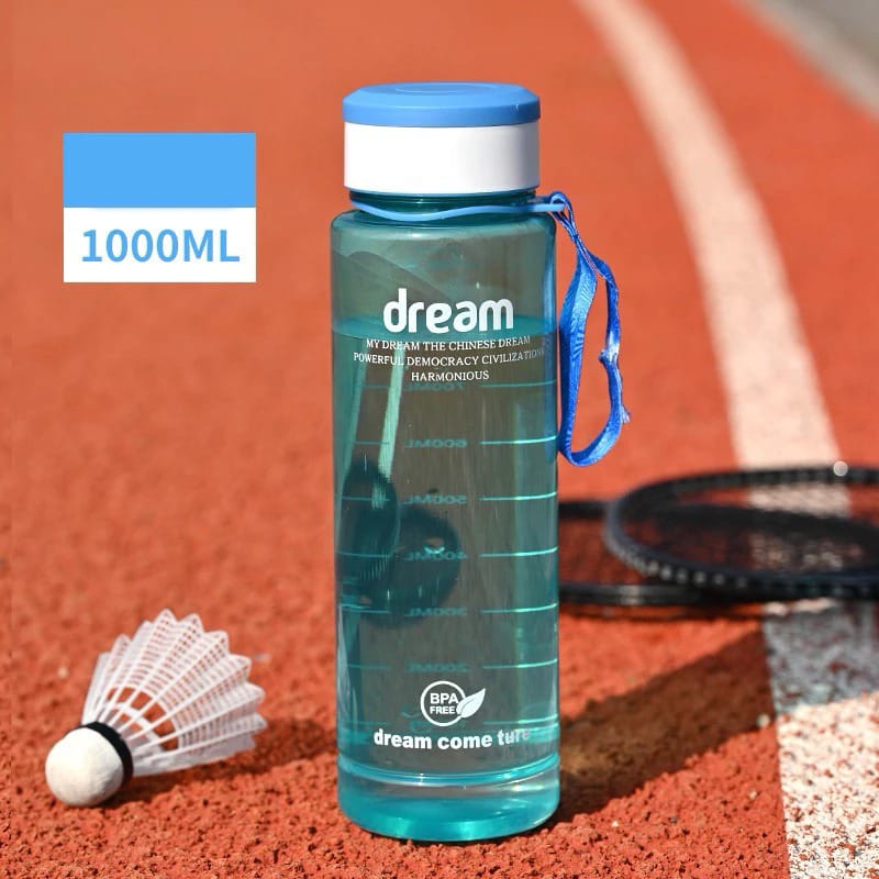 Botol Dream 1000ml - BIRU (Botol Minum Besar)