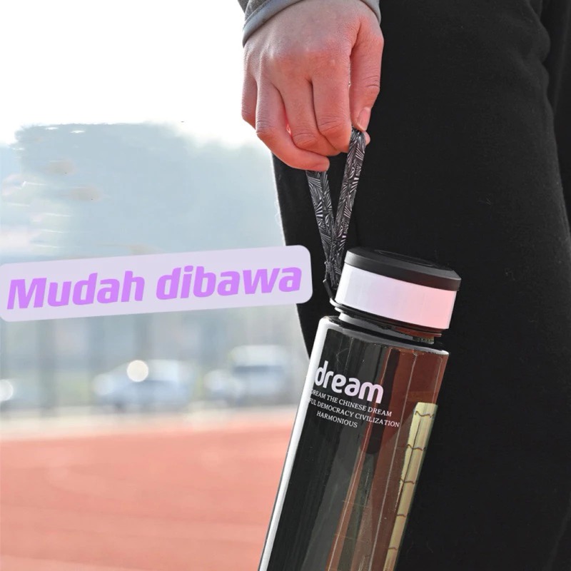 Botol Dream 1000ml - BIRU (Botol Minum Besar)