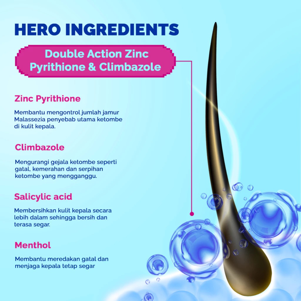 Hair Inc Dandruff Be Gone! Shampoo 320ml (Rambut Anti Ketombe)