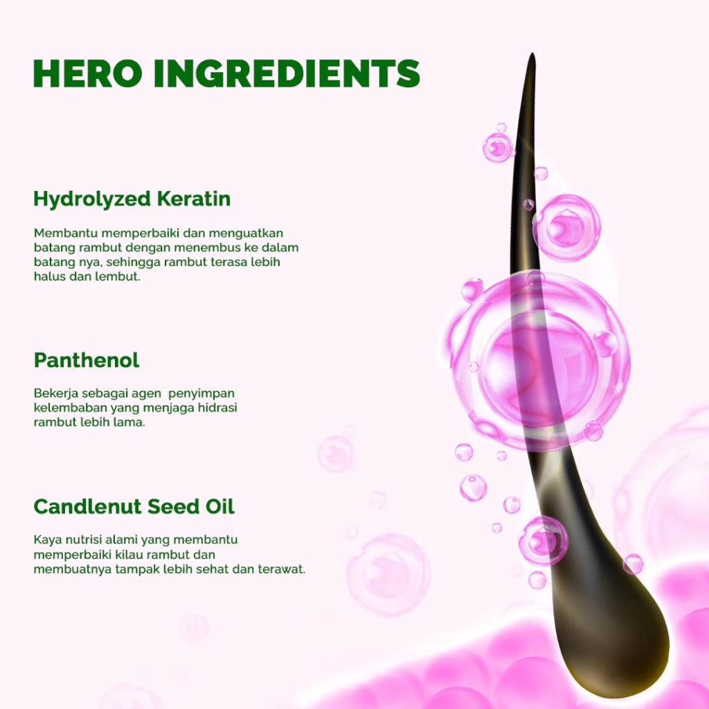 Hair Inc Silky Radiance Shampoo 320ml (Rambut Lembut & Berkilau)