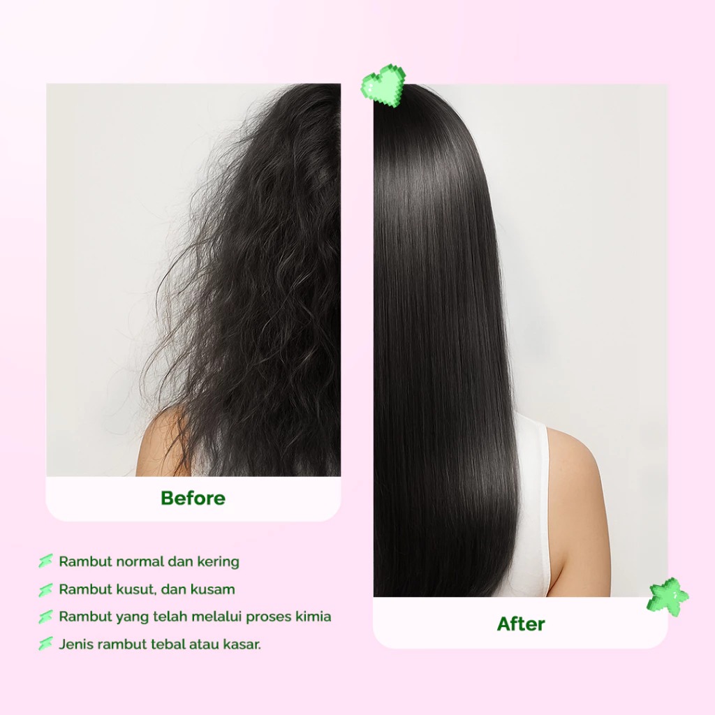 Hair Inc Silky Radiance Shampoo 320ml (Rambut Lembut & Berkilau)