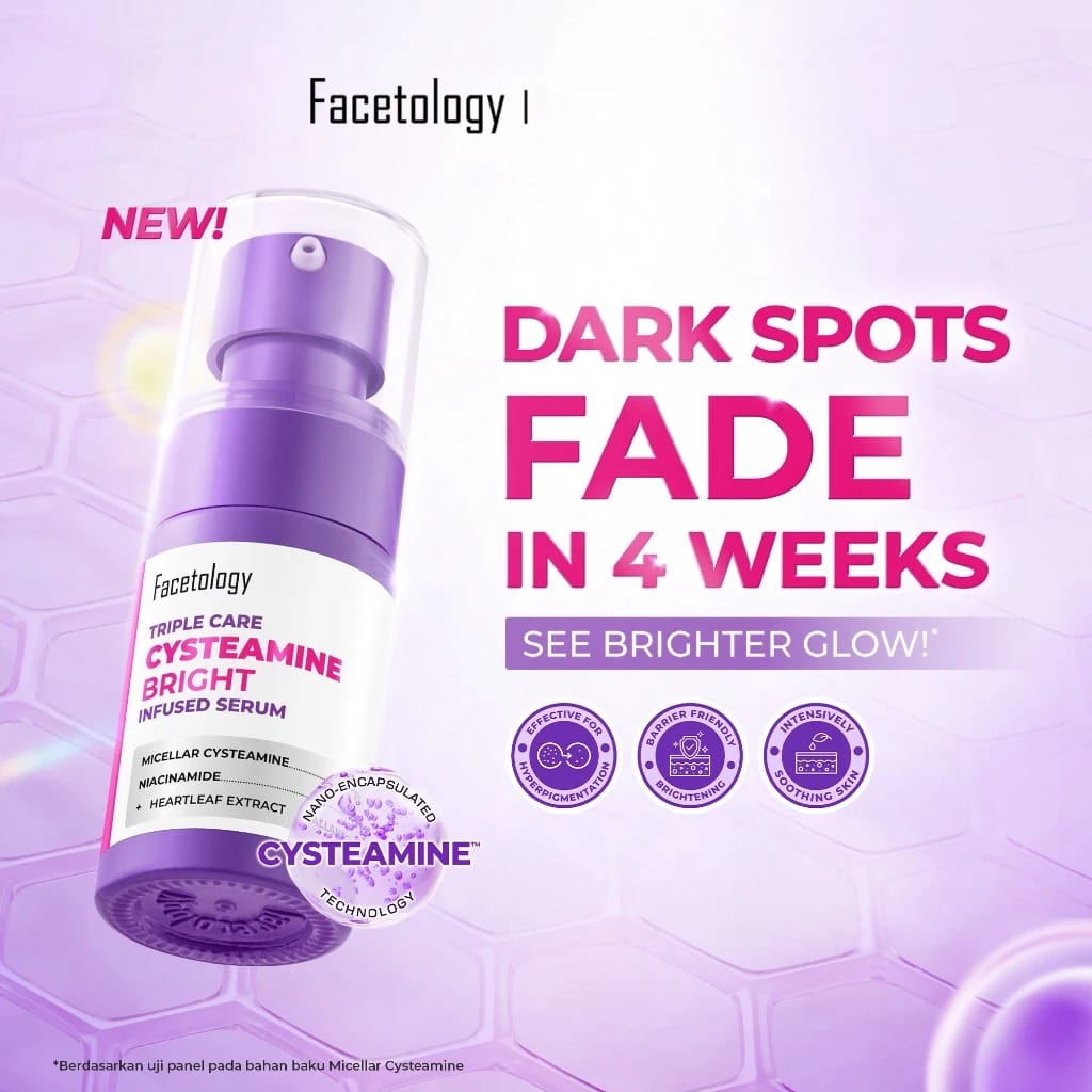 Facetology Triple Care Cysteamine Bright Infused Serum 15ml
