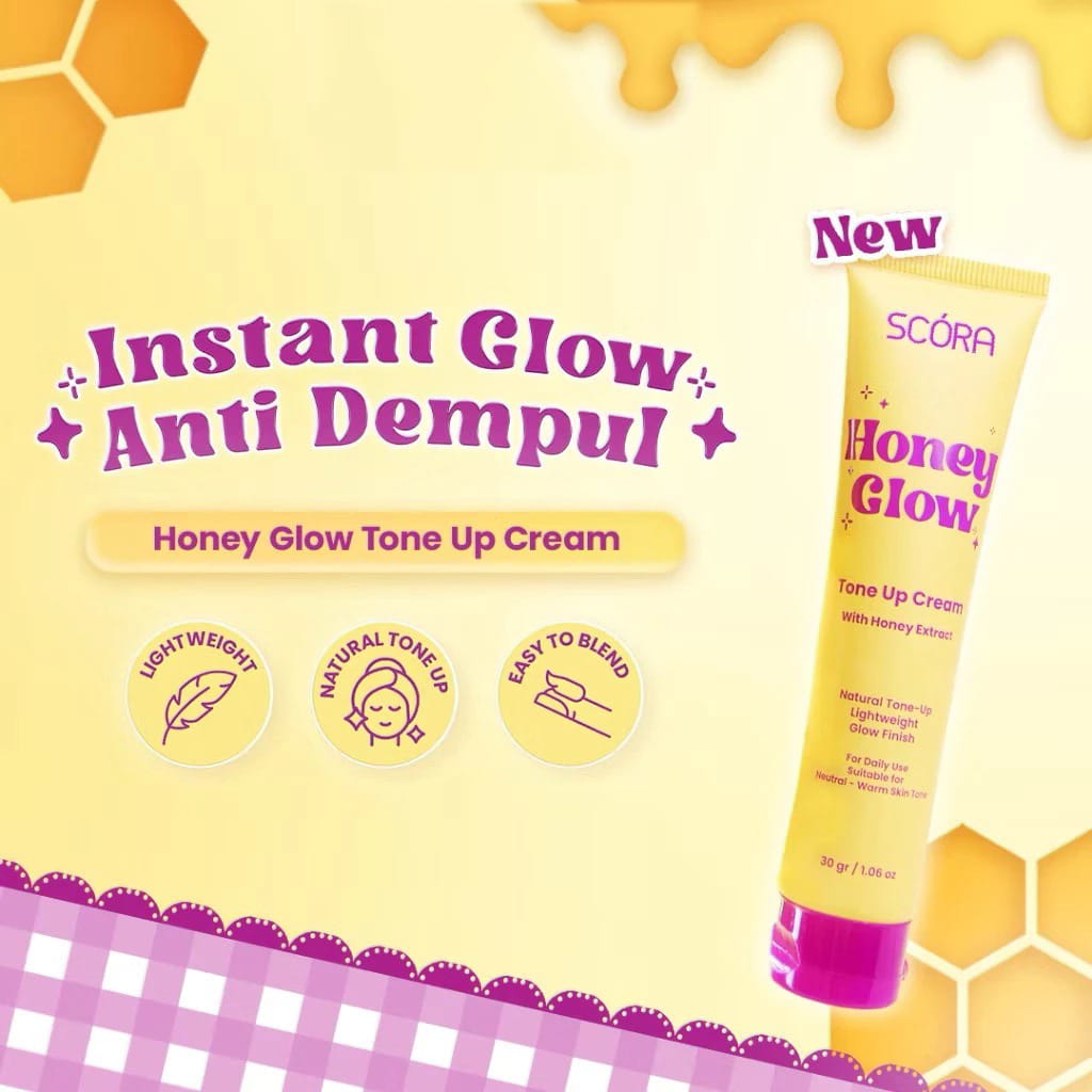 Scora Honey Glow Tone Up Cream 30gr