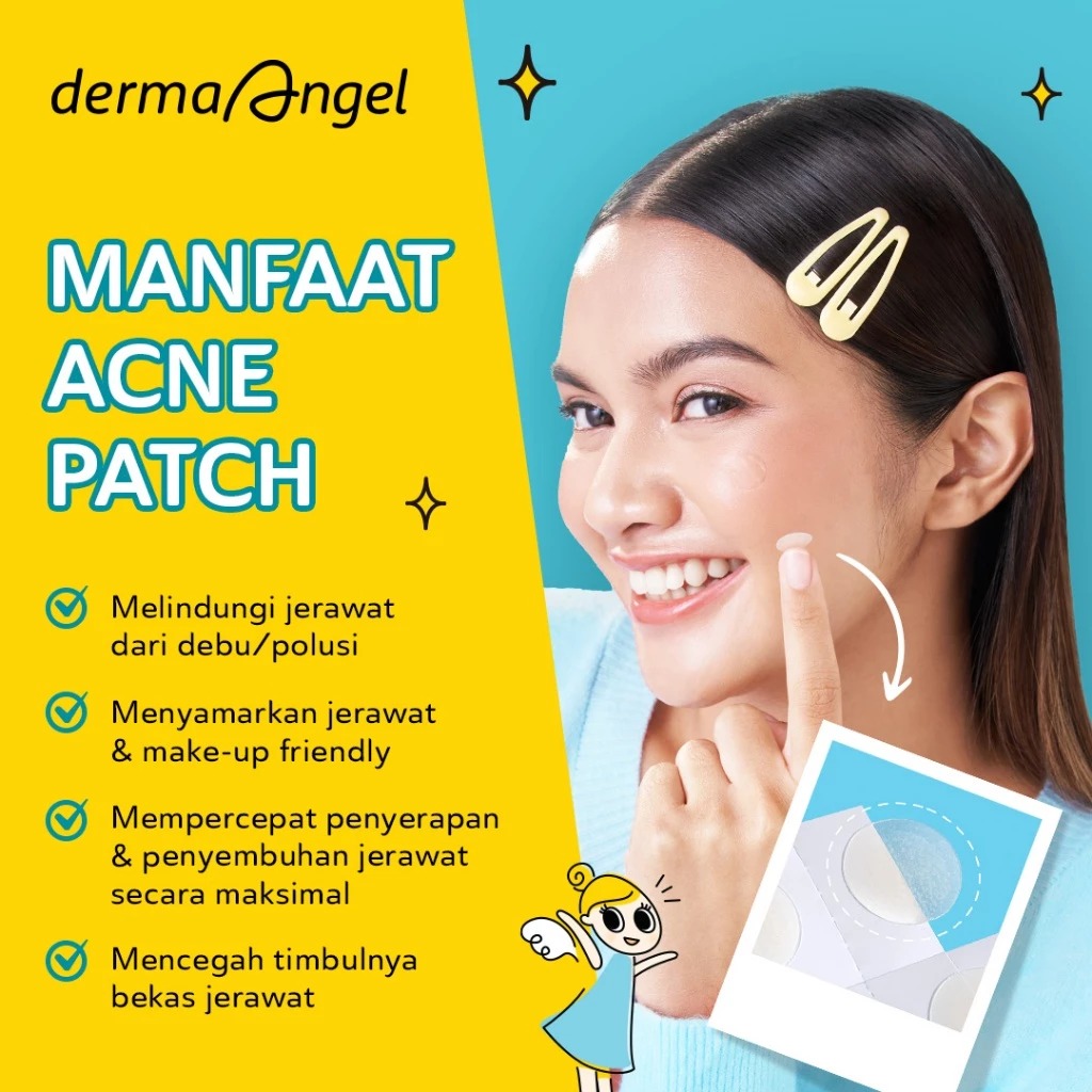 Derma Angel Acne Patch Plus With Salicylic Acid - Clearing 12s (Pagi)