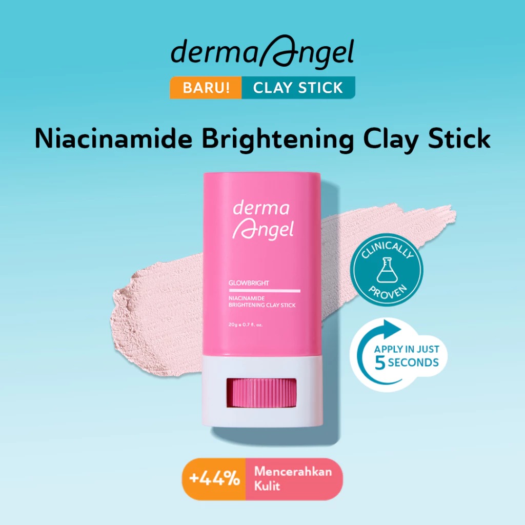 Derma Angel Glowbright Niacinamide Brightening Clay Stick 20gr