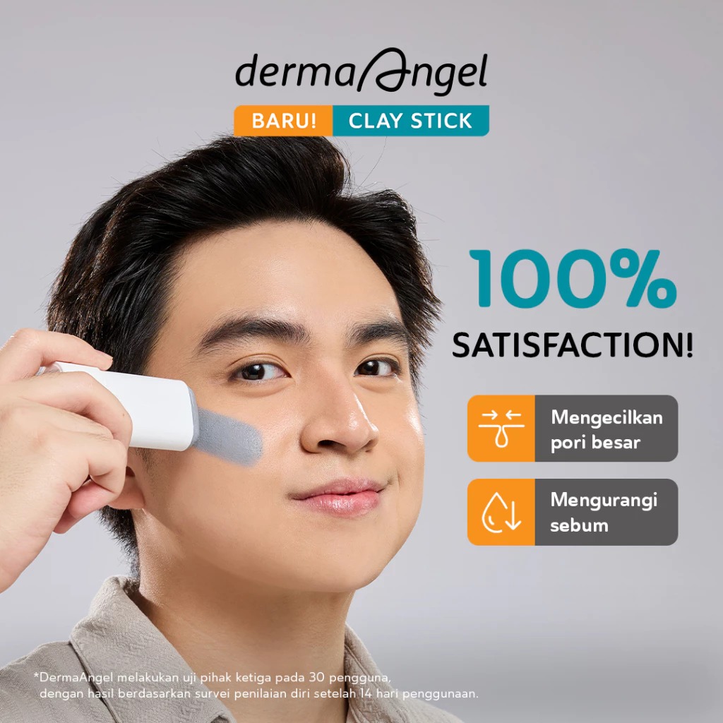 Derma Angel Acne Care Charcoal Pore Clear Clay Stick 20gr