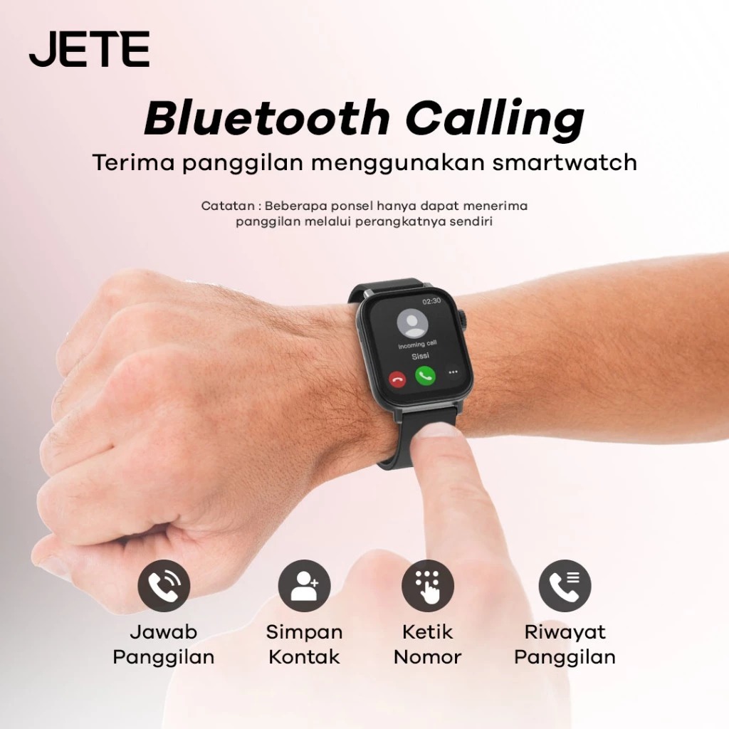 JETE Smartwatch - FR23 Series Black 1.83 inch