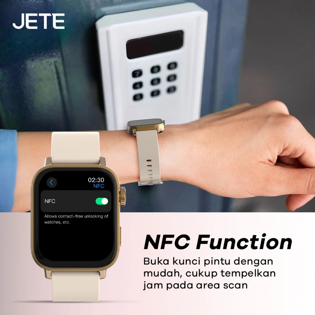 JETE Smartwatch - FR23 Series Black 1.83 inch