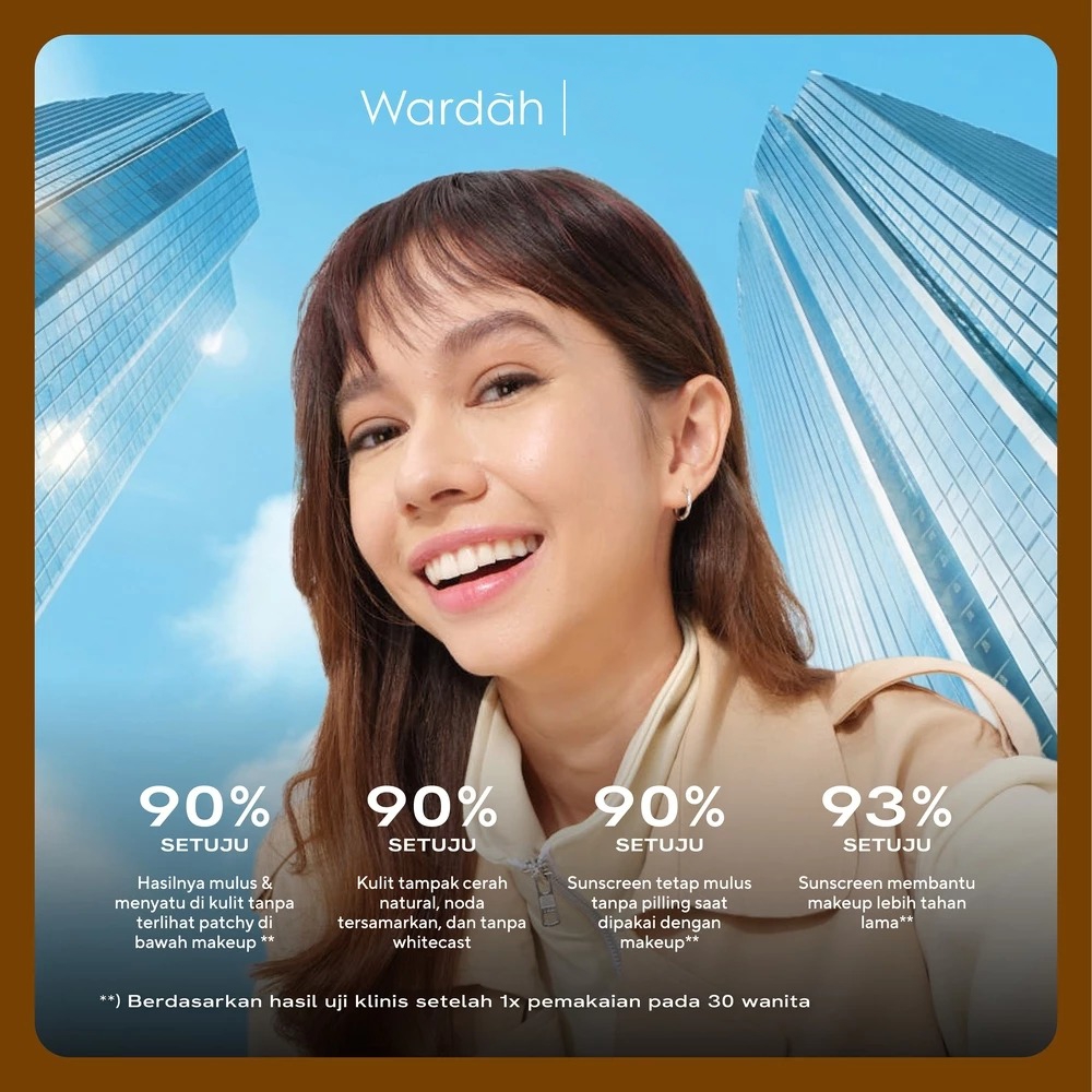 Wardah UV Shield Tinted Sunscreen SPF50 PA++++ 30ml - 01 Light to Medium