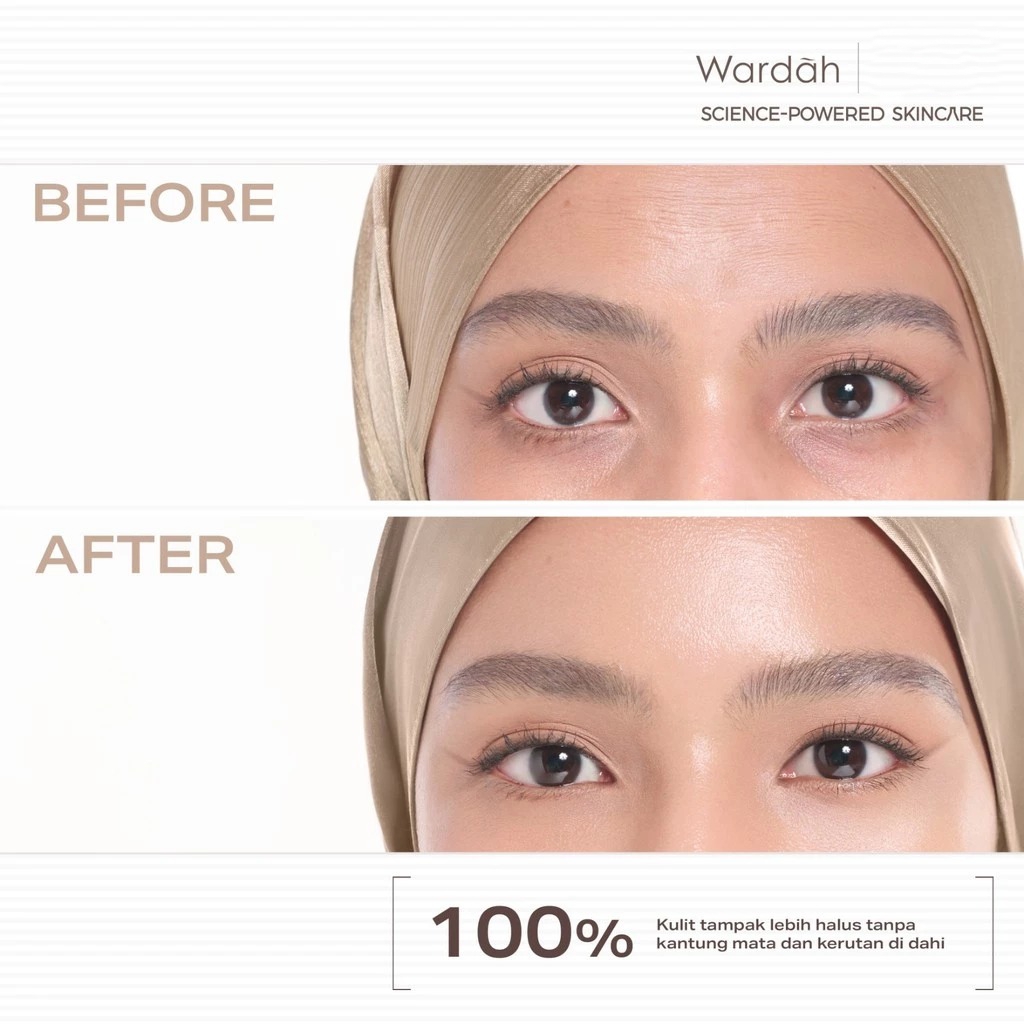 Wardah Gel Moisturizer 30gr - Recombinant Collagen 2% Argireline Peptide