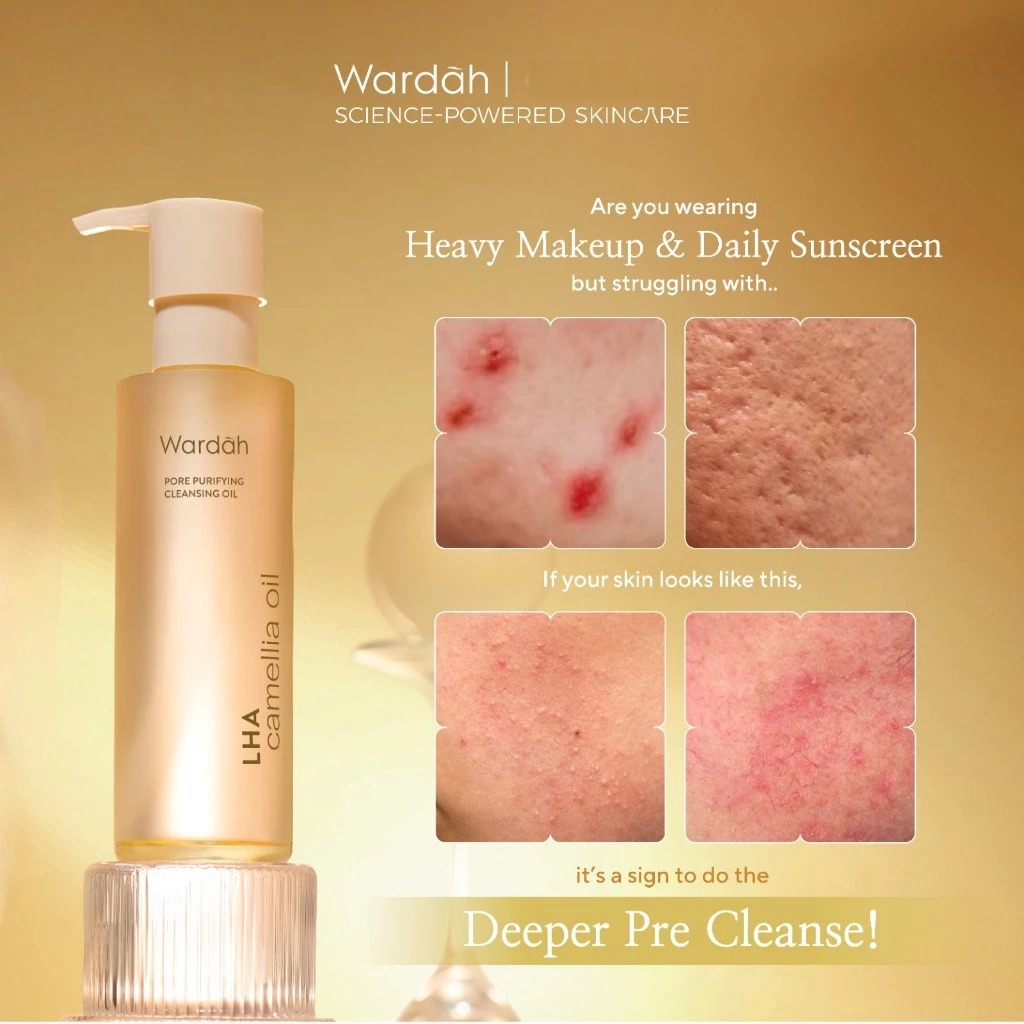 Wardah LHA Camellia Oil Pore Purifying Cleansing Oil 140ml