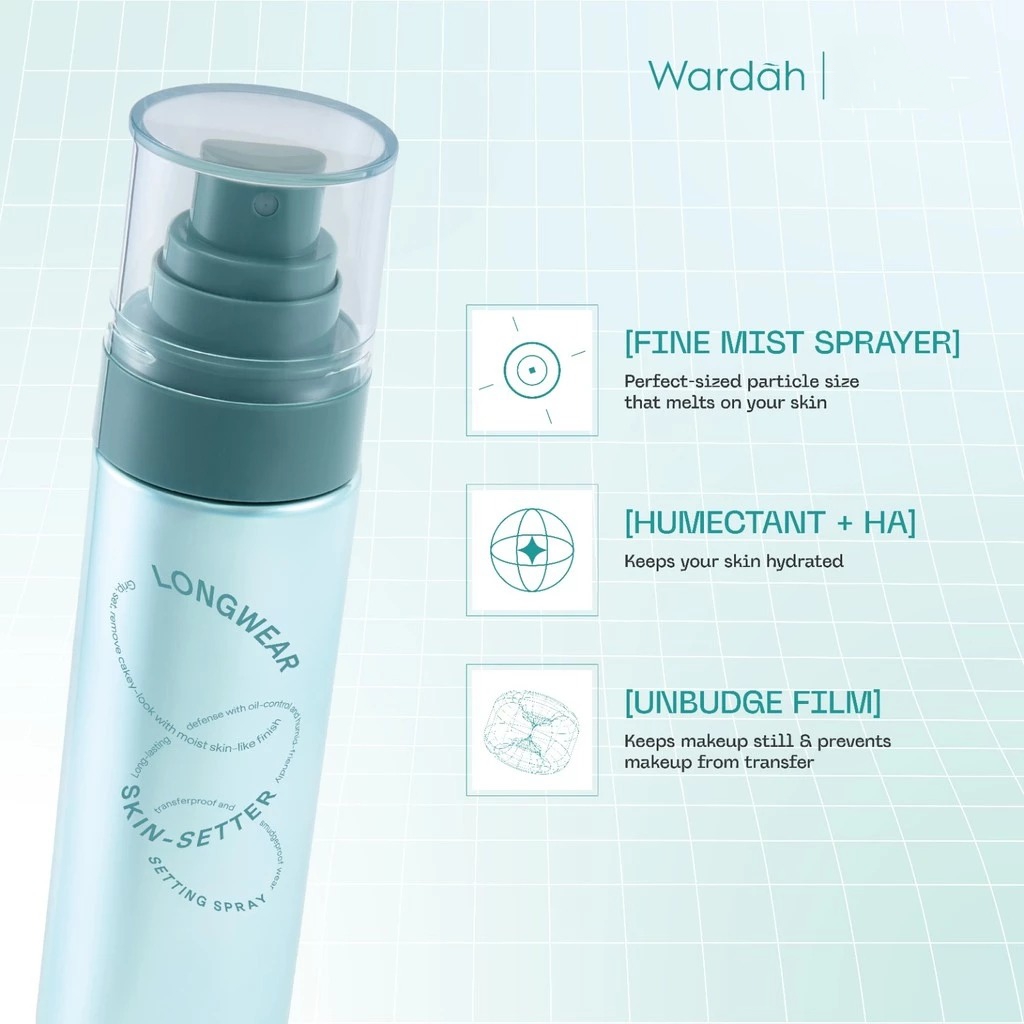 Wardah Longwear Skin-Setter Setting Spray 80ml