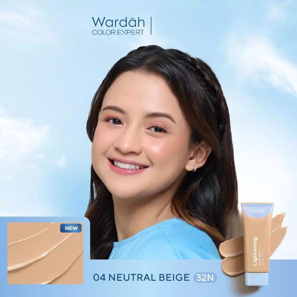Wardah Lightening Fresh BB Tint 15ml - 04 Neutral Beige (32N)