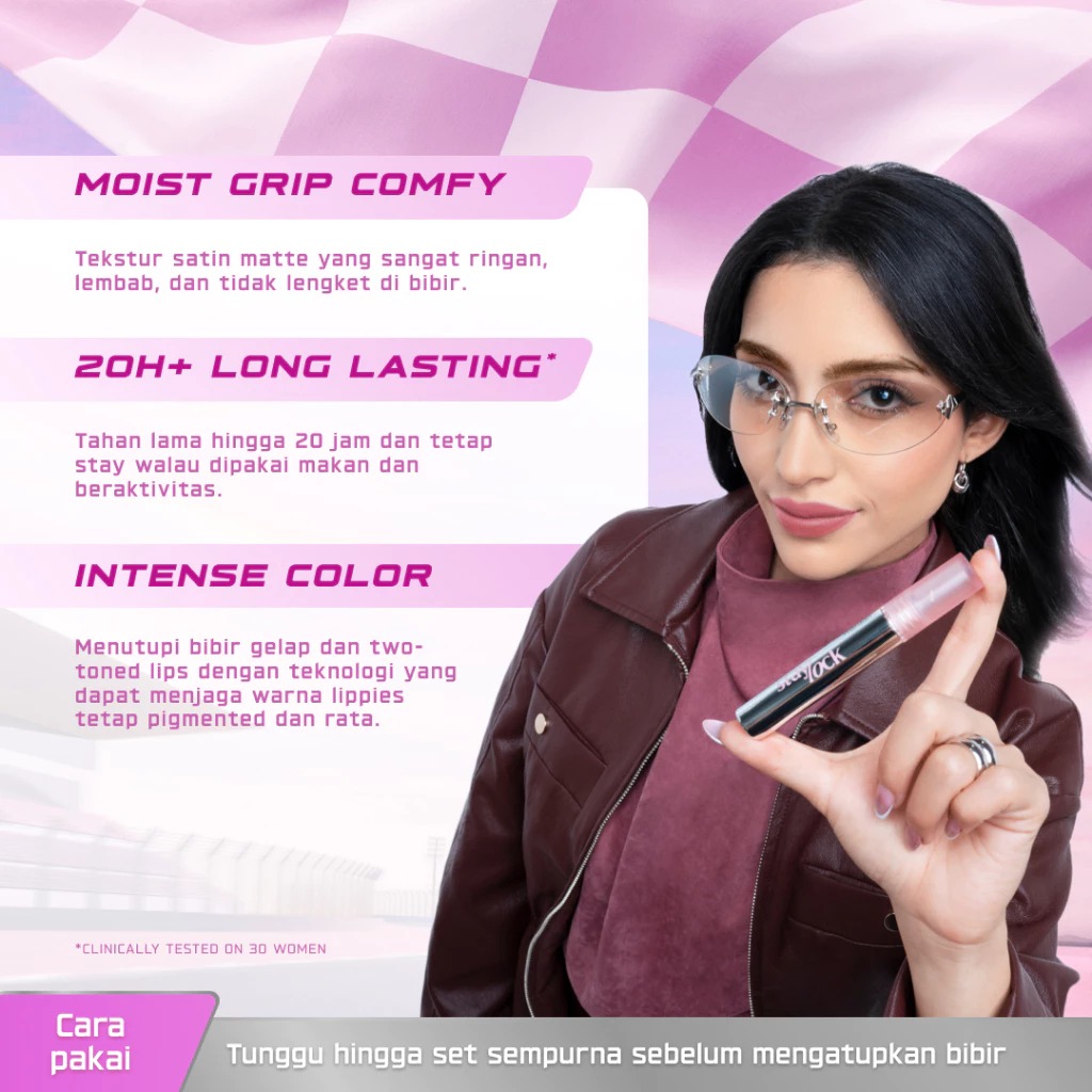 Wardah Staylock Lip Matte 2.7gr - 01 Solenne