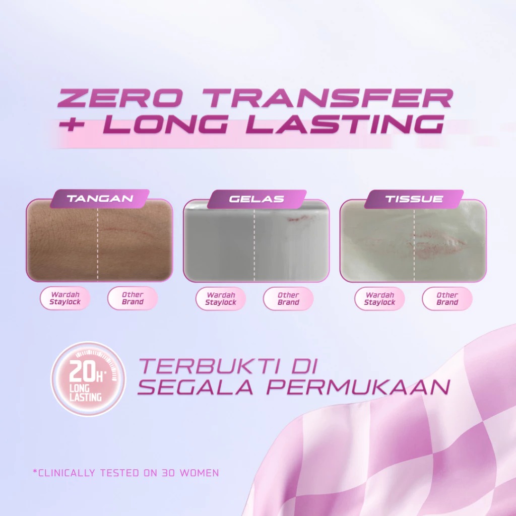 Wardah Staylock Lip Matte 2.7gr - 01 Solenne