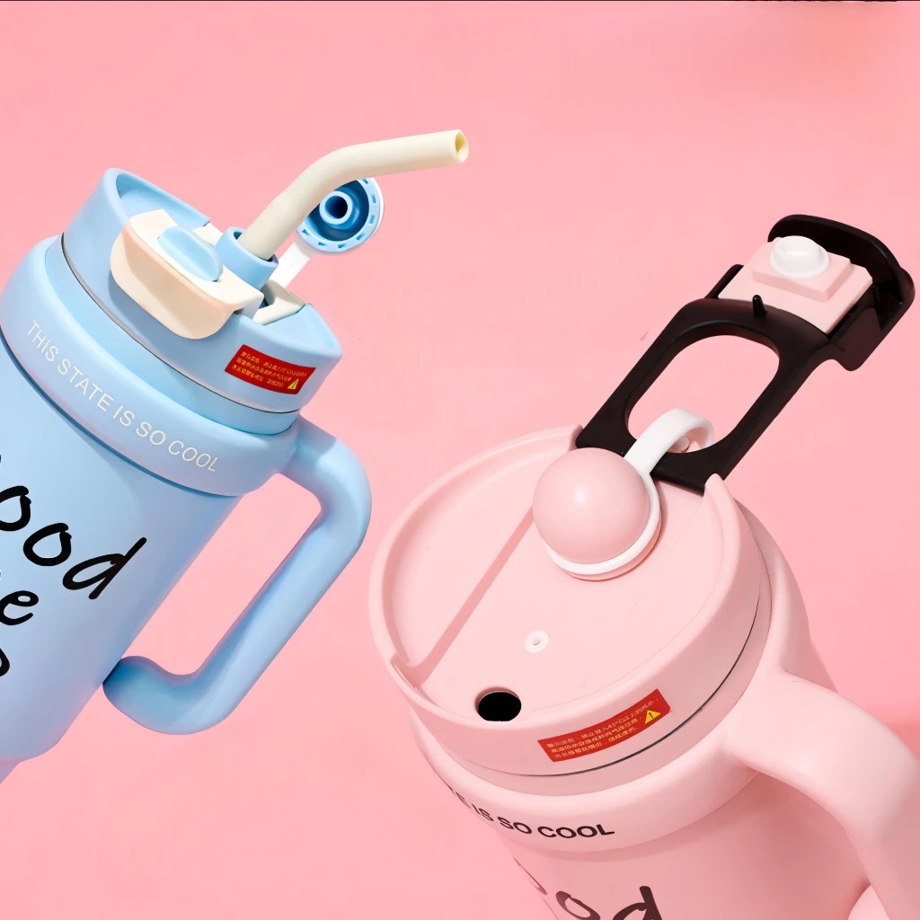 Tumbler Stainless Steel Mood The Cup 800ml (HN2015) - (Free Sedotan)