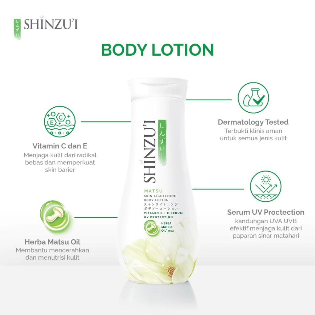 Shinzui Body Lotion 100ml - Matsu