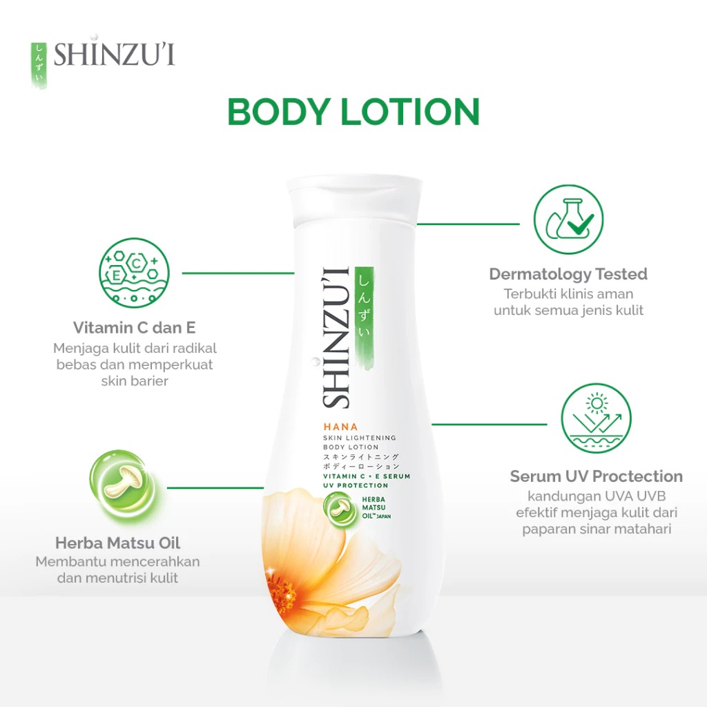 Shinzui Body Lotion 100ml - Hana