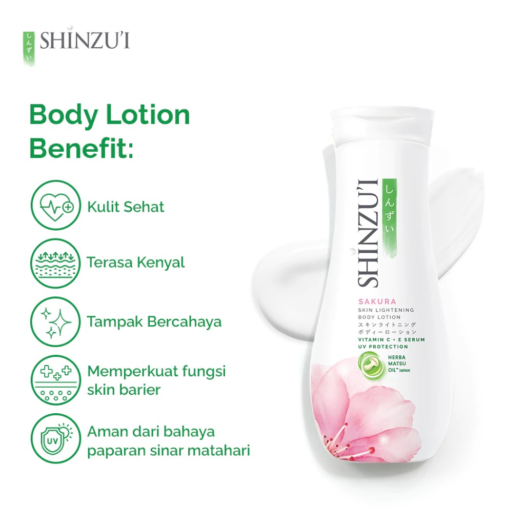 Shinzui Body Lotion 100ml - Sakura