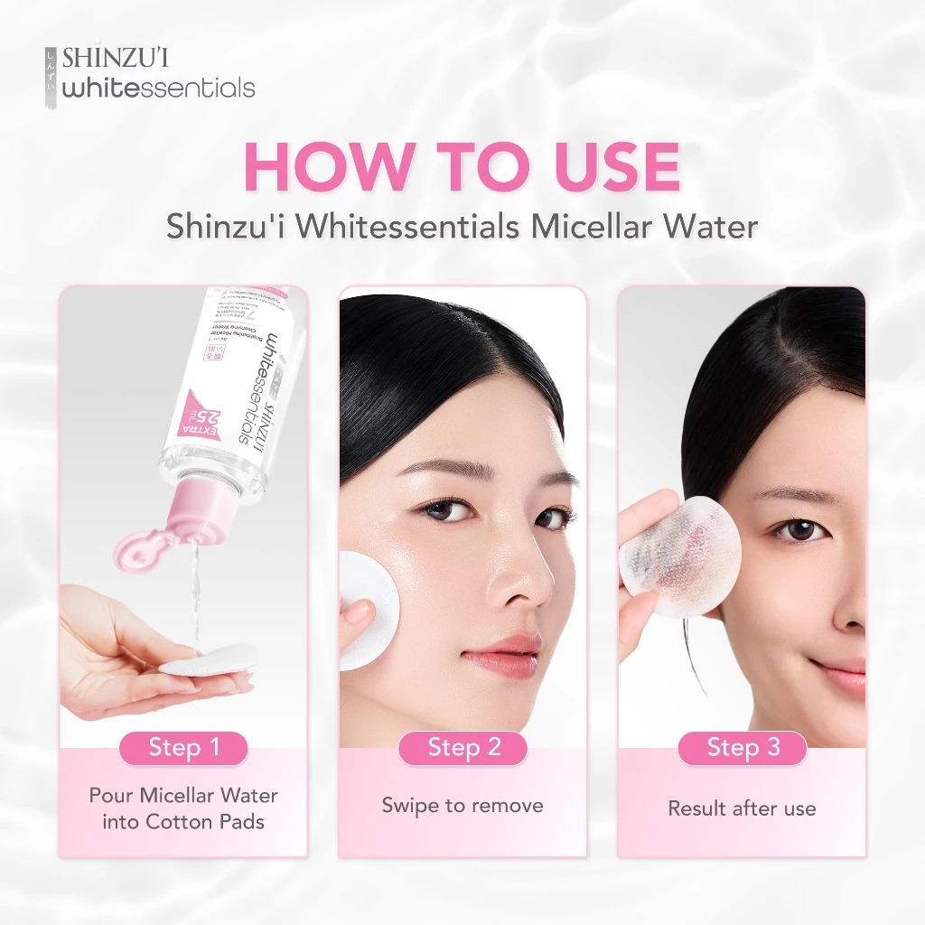 Shinzui Whitessentials Brightening Micellar Cleansing Water 125+25ml
