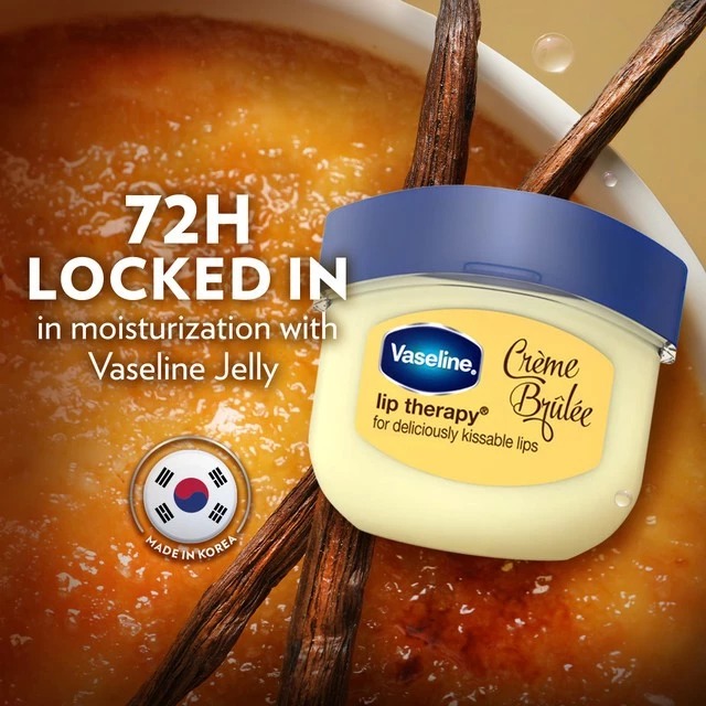 Vaseline Lip Care 7gr - Creme Brulee (Lip Balm Jar)