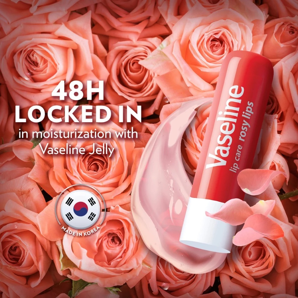Vaseline Lip Care 4.8gr - Rosy Lips (Lip Balm Stick)