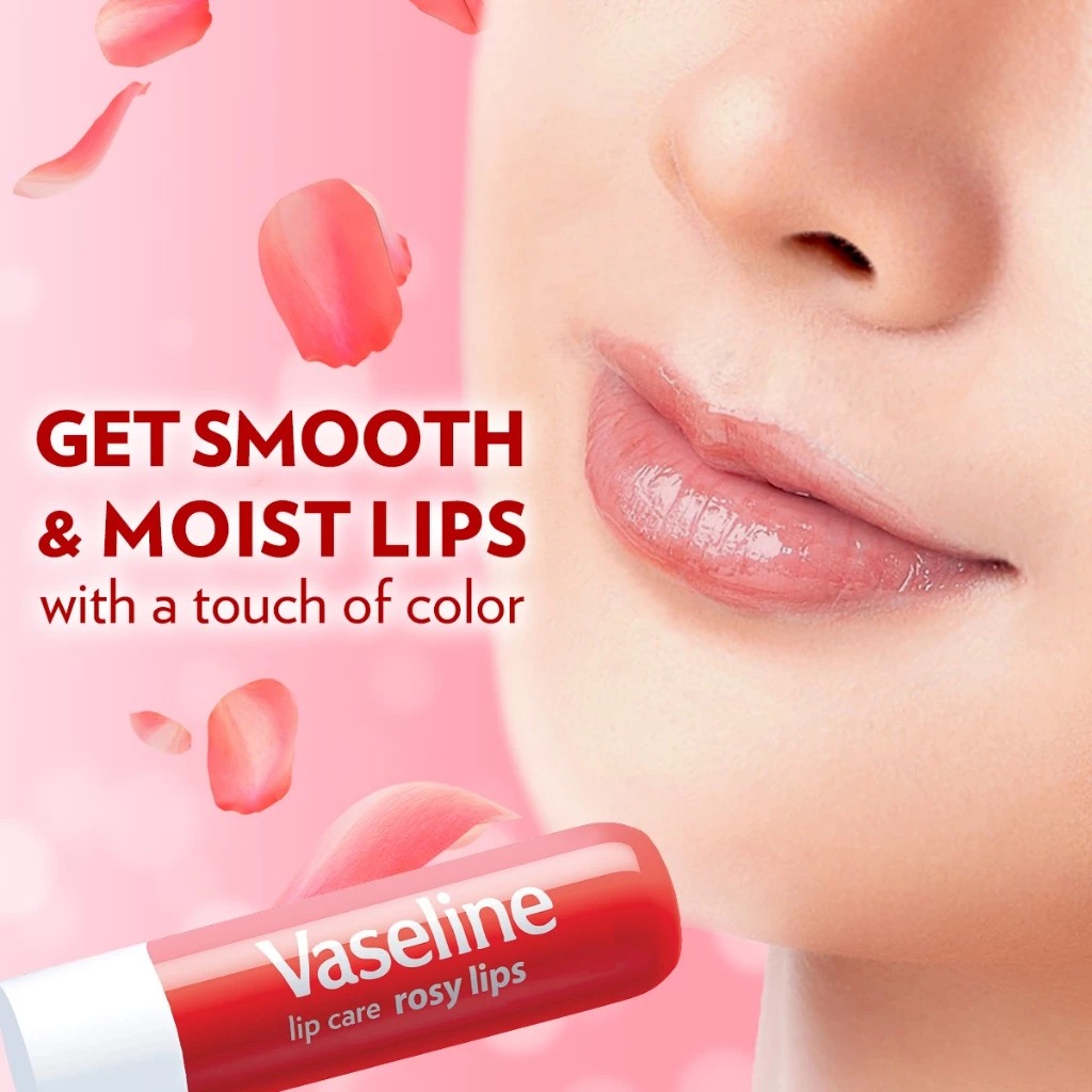 Vaseline Lip Care 4.8gr - Rosy Lips (Lip Balm Stick)