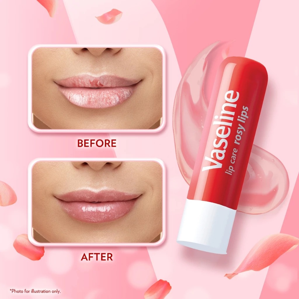 Vaseline Lip Care 4.8gr - Rosy Lips (Lip Balm Stick)