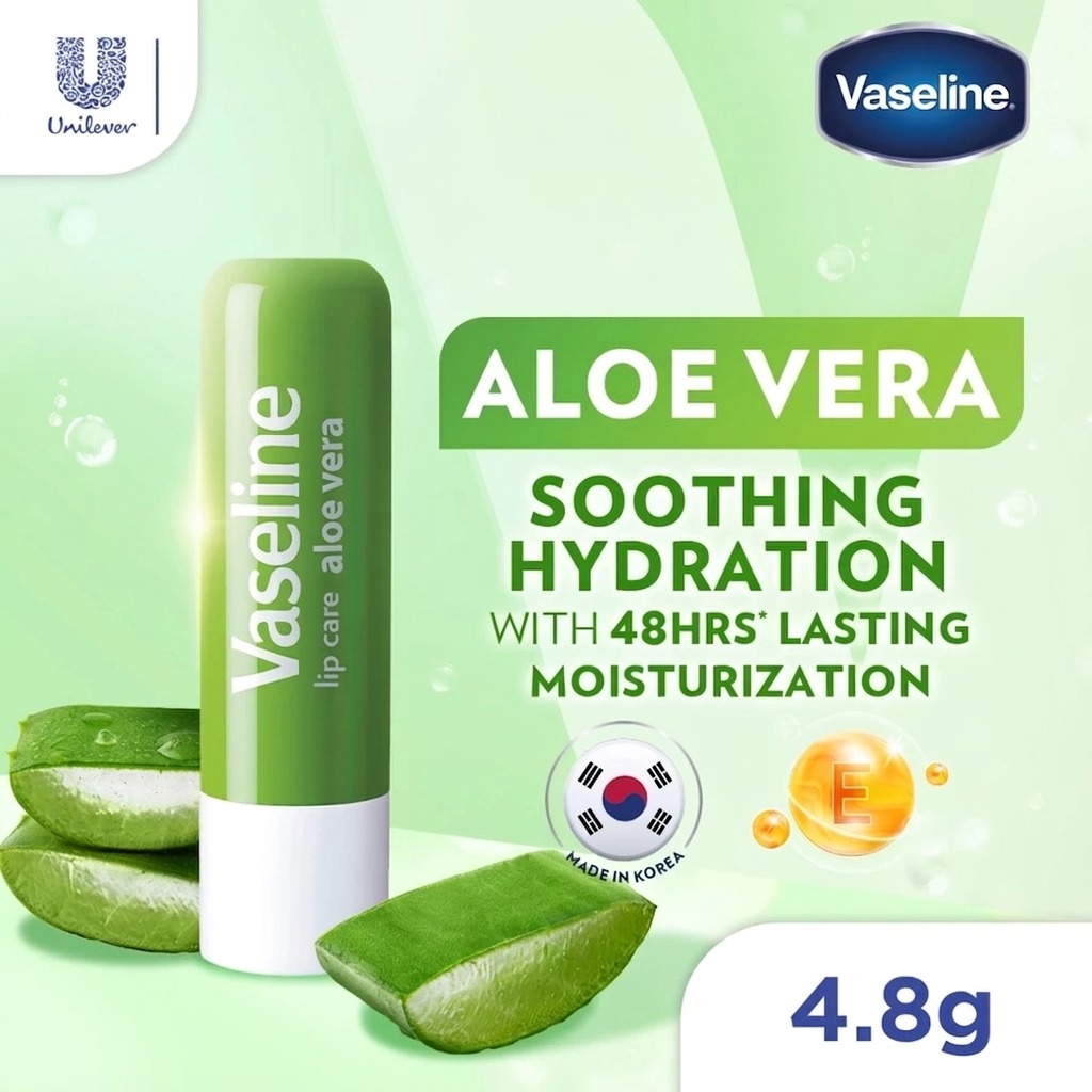 Vaseline Lip Care 4.8gr - Aloe Vera (Lip Balm Stick)