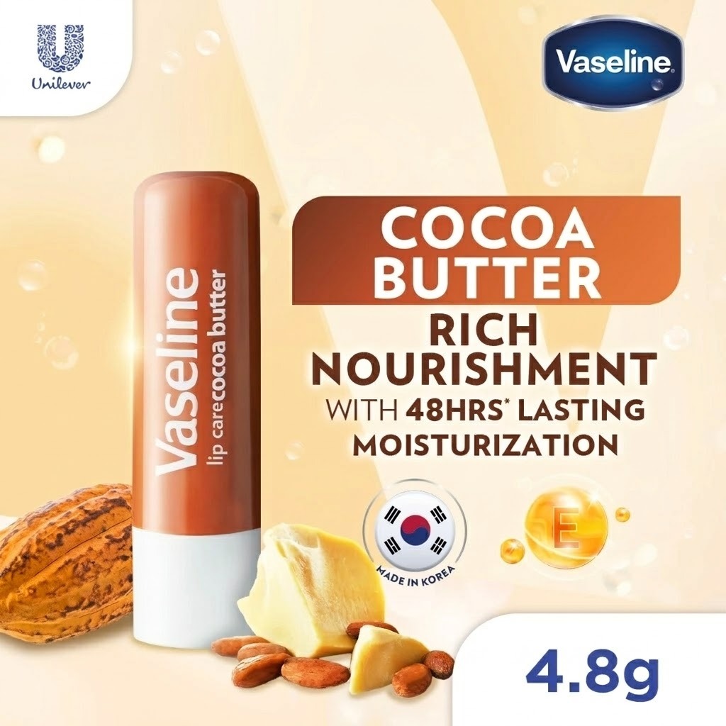Vaseline Lip Care 4.8gr - Cocoa Butter (Lip Balm Stick)