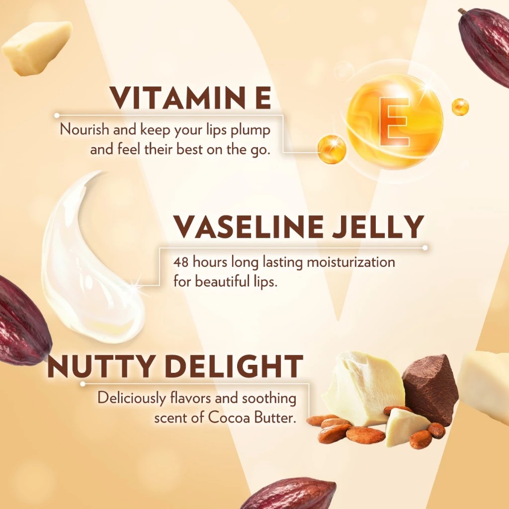 Vaseline Lip Care 4.8gr - Cocoa Butter (Lip Balm Stick)