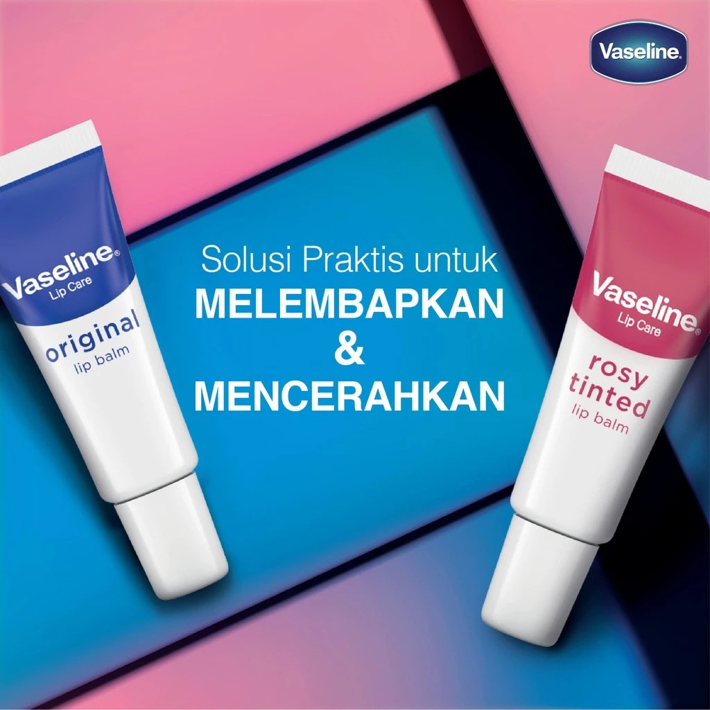 Vaseline Lip Care 10gr - Original (Lip Balm Tube)