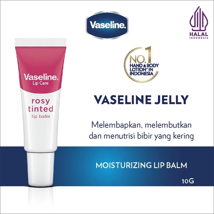 Vaseline Lip Care 10gr - Rosy Tinted (Lip Balm Tube) Vaseline Lip Care 10gr - Rosy Tinted (Lip Balm Tube)