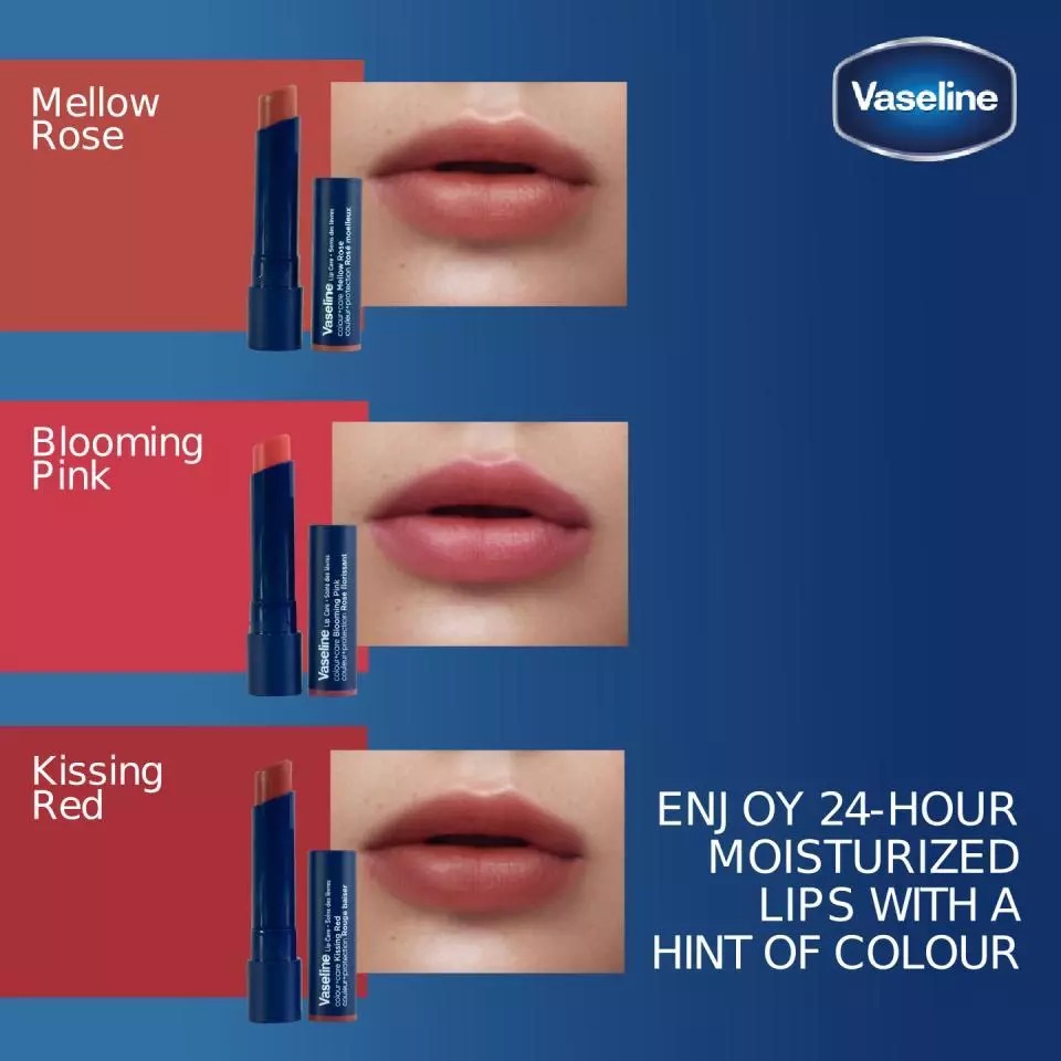 Vaseline Lip Care Colour+Care 3gr - Mellow Rose (Lip Colour Stick)