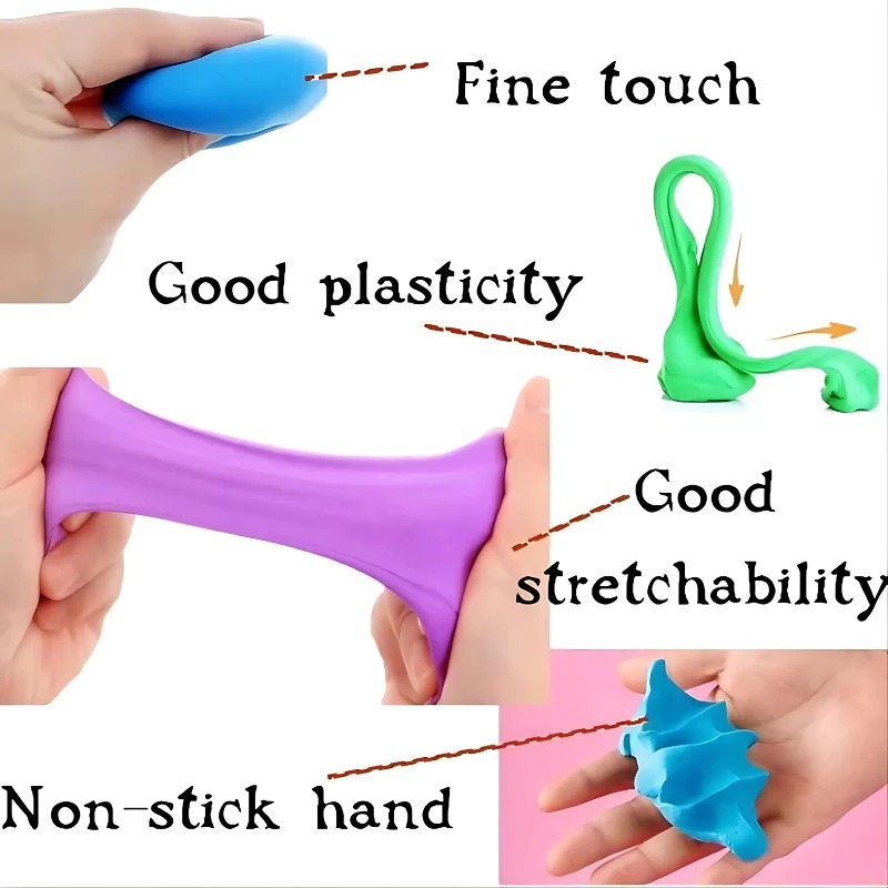 Mainan Edukasi Anak Super Light Clay 7gr (Mainan Plastisin 12 Warna)