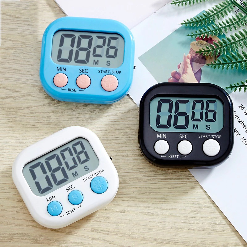 Digital Kitchen Timer Mini Portable (Alat Pengatur Waktu Masak)