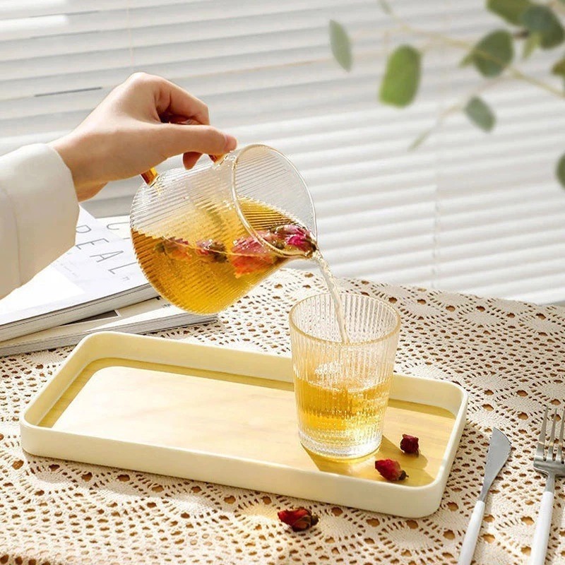 Nampan Kayu Aesthetic 23x35x3cm (Tatakan Dapur Serbaguna)