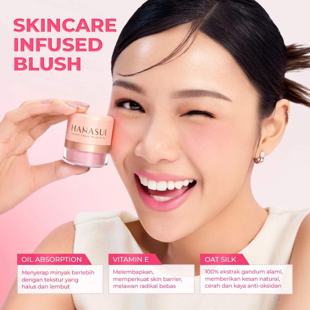 Hanasui Perfect Cheek Blush & Go 2.5gr - 03 Winter Pink