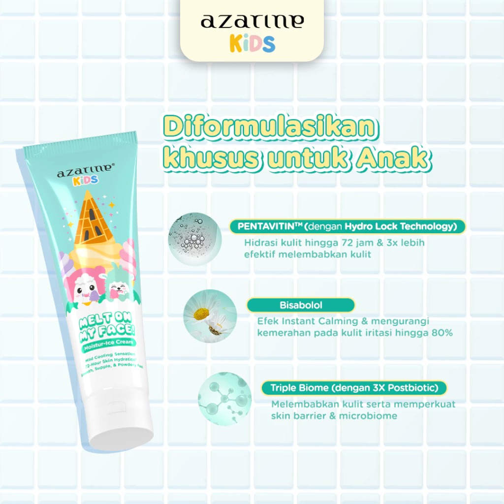 Azarine Kids Melt On My Face! Moistur-Ice Cream 30ml