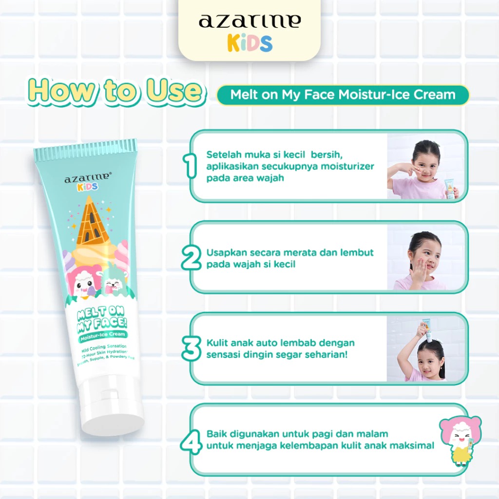Azarine Kids Melt On My Face! Moistur-Ice Cream 30ml