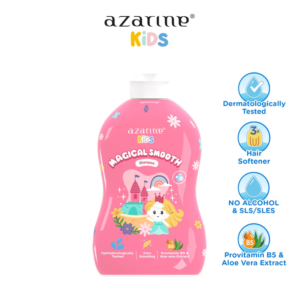 Azarine Kids Shampoo 300ml - Magical Smooth (Pink)