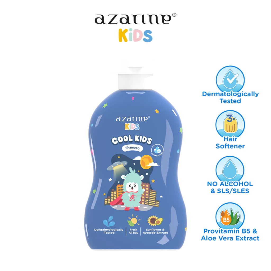 Azarine Kids Shampoo 300ml - Cool Kids (Blue)