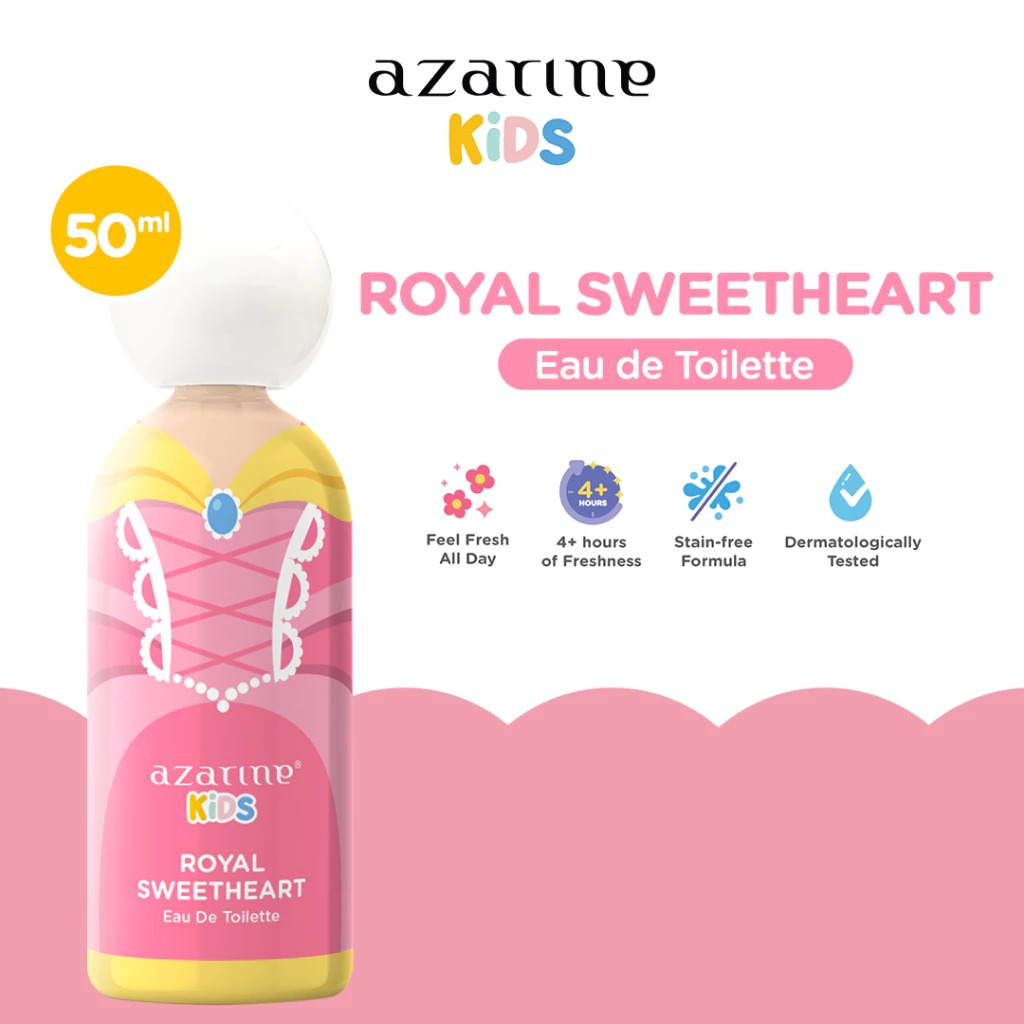 Azarine Kids Eau De Toilette 50ml - Royal Sweetheart Azarine Kids Eau De Toilette 50ml - Royal Sweetheart
