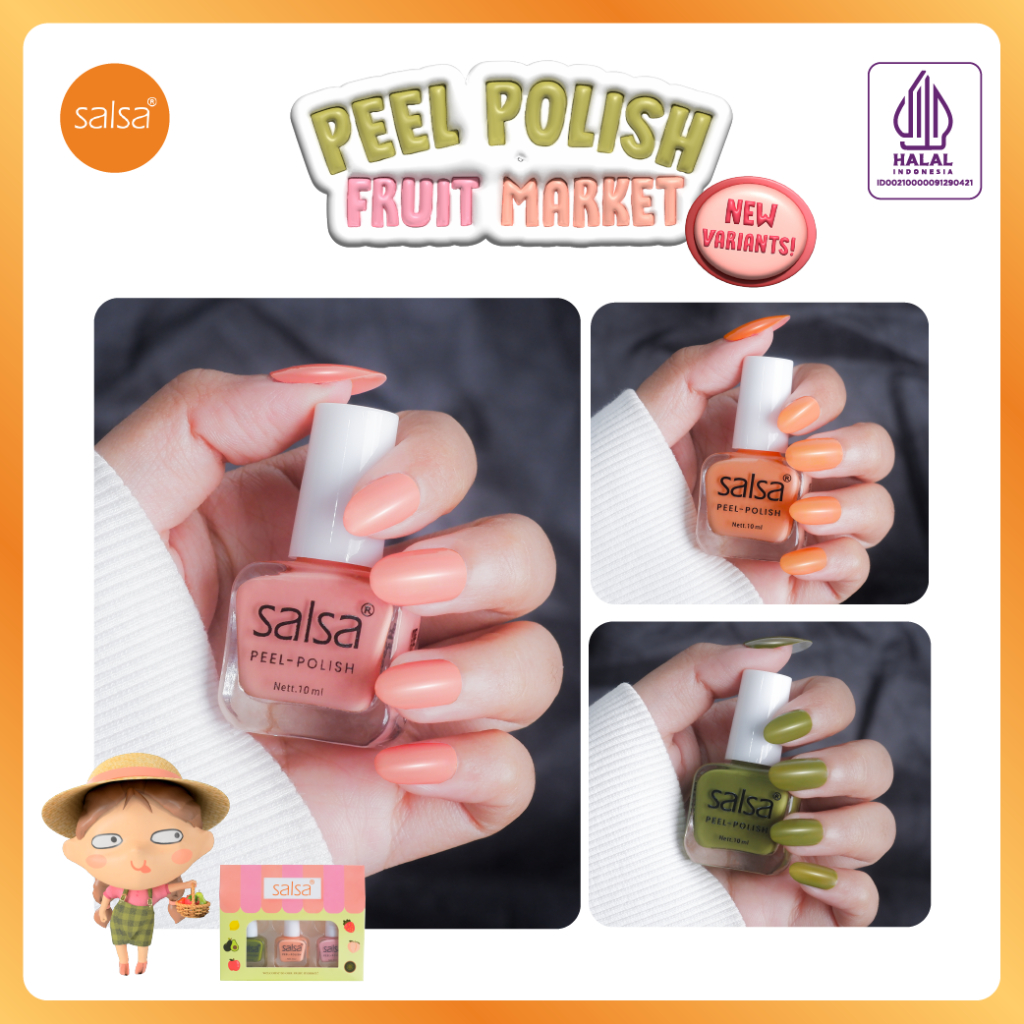 SALSA Kutek Peel Polish (Isi 3pcs) - Fruit Market