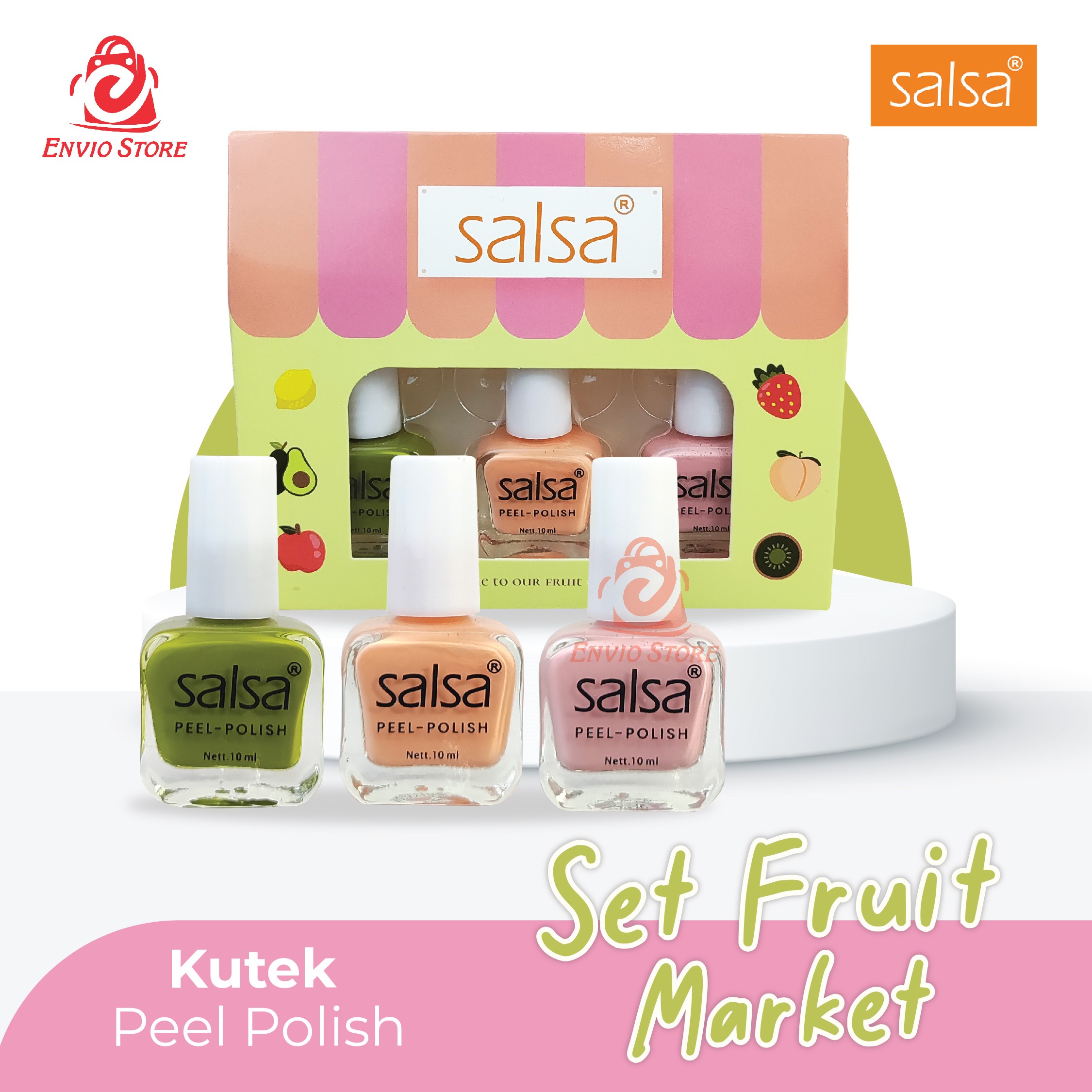 SALSA Kutek Peel Polish (Isi 3pcs) - Fruit Market