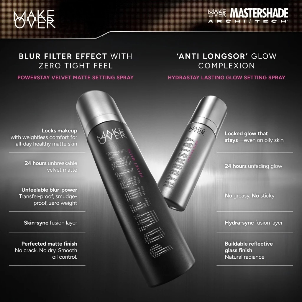 Make Over Powerstay Velvet Matte Setting Spray 70ml
